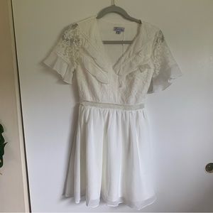 Two Sisters White Lace Dress